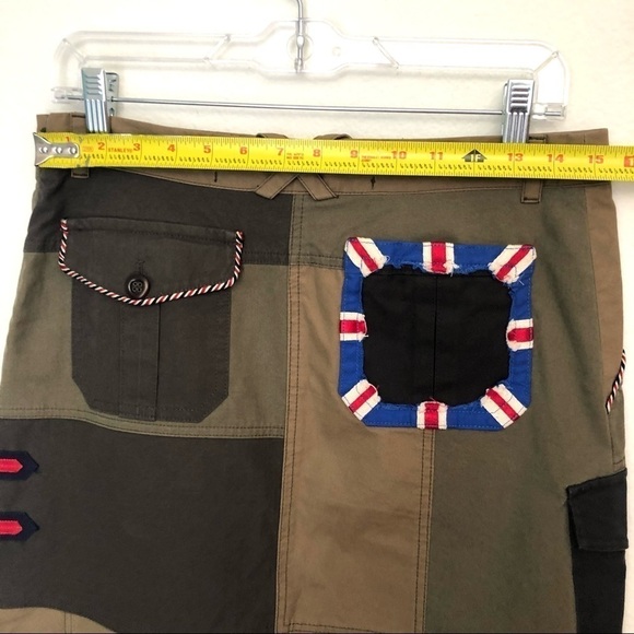 Moschino Cheap and Chic Military Patchwork Skirt - Picture 15 of 15
